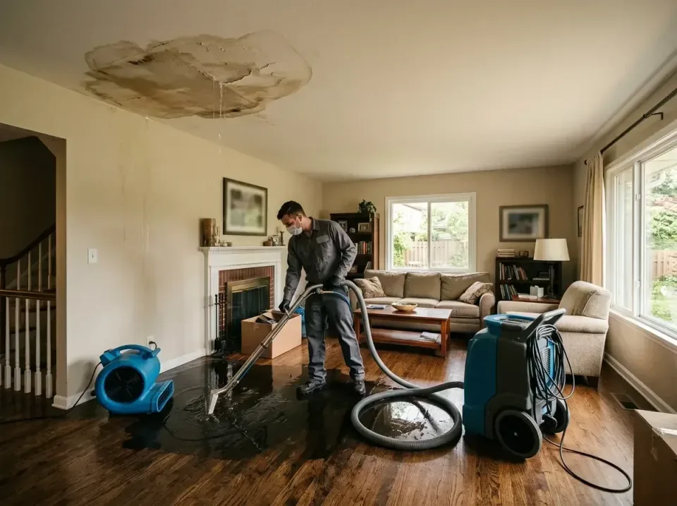 attic-pipe-burst-ceiling-drip-008 — frequently asked questions, Water Damage Restoration & Carpet Care in Lansdowne, PA